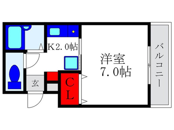 ＣＡＳＡ　ＶＩＥＮＴＯの物件間取画像